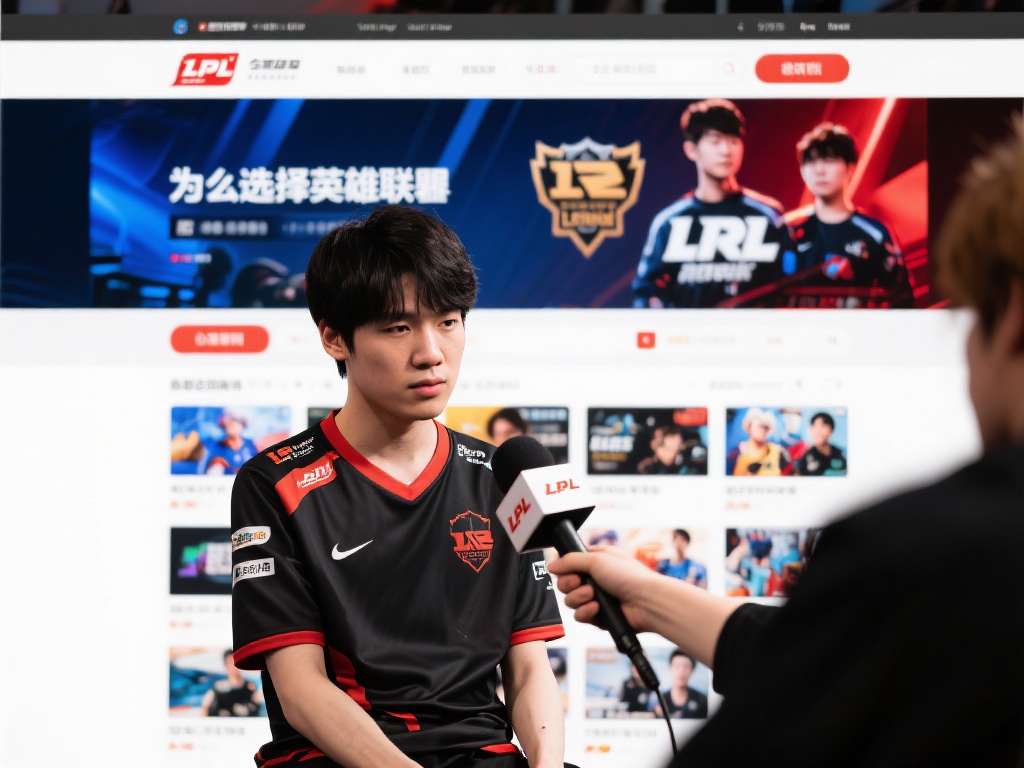 关注英雄联盟赛事官网，获取独家选手采访与最新资讯